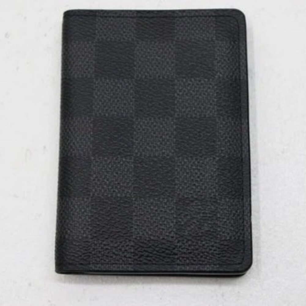 Louis Vuitton N63143 Damier Graphite Canvas Pocket Organizer Wallet - Picture 1 of 13